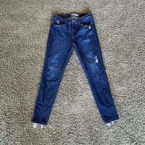 Just USA womans distressed high rise jeans